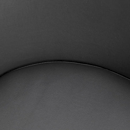 Urbane Upholstered Faux Leather Dining Chair with Powder Coated Steel Legs by LeisureMod