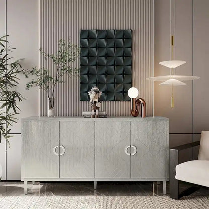 59 Modern and practical 4 doors entry storage cabinet
