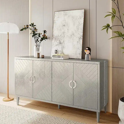 59 Modern and practical 4 doors entry storage cabinet