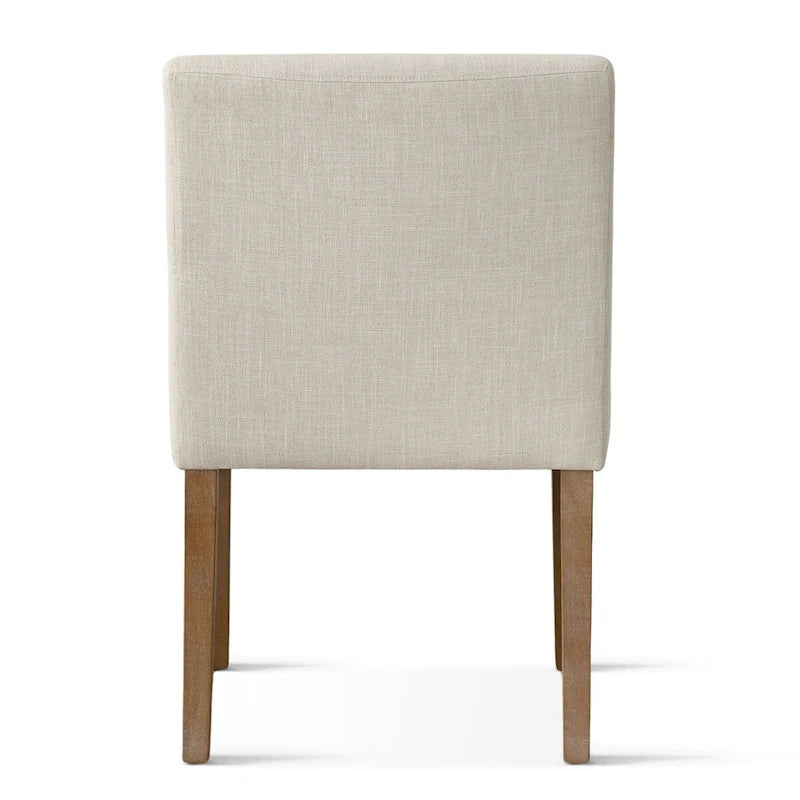 Linen Upholstered Armchair(Set of 2)