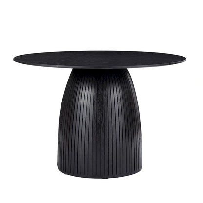 Round Dining Table Kitchen Table Small Space Dining Table MDF for 4-6 People - D 47.24  x H 49.63