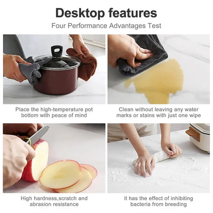 9 - Piece Extendable Rectangular Sintered Stone Cross Legs Dining Set With 8 Chairs