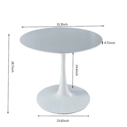 Set tavolo da pranzo moderno da 5 pezzi per 4-6 persone