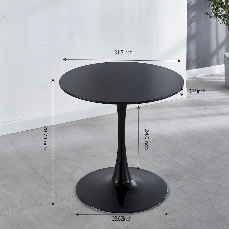 Set tavolo da pranzo moderno da 5 pezzi per 4-6 persone