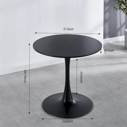 Set tavolo da pranzo moderno da 5 pezzi per 4-6 persone