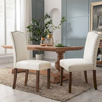 Dining Chairs Set Of 2, Mid-Century Modern Dinning Chairs, Living Room Bedroom Outdoor Lounge Chair, White Kitchen Accent Chairs