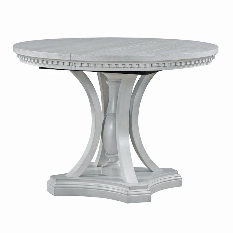 Nestfair Retro 5-piece Dining Set with 4 Chairs and Extendable Table