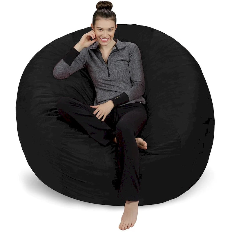 6-foot Memory Foam Bean Bag Chair