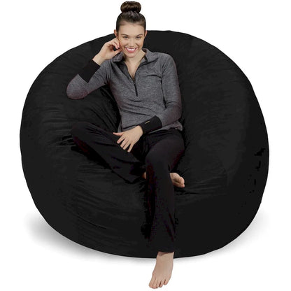 6-foot Memory Foam Bean Bag Chair