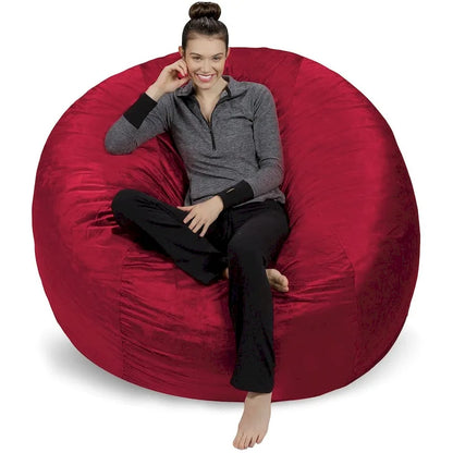 6-foot Memory Foam Bean Bag Chair