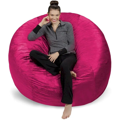 6-foot Memory Foam Bean Bag Chair