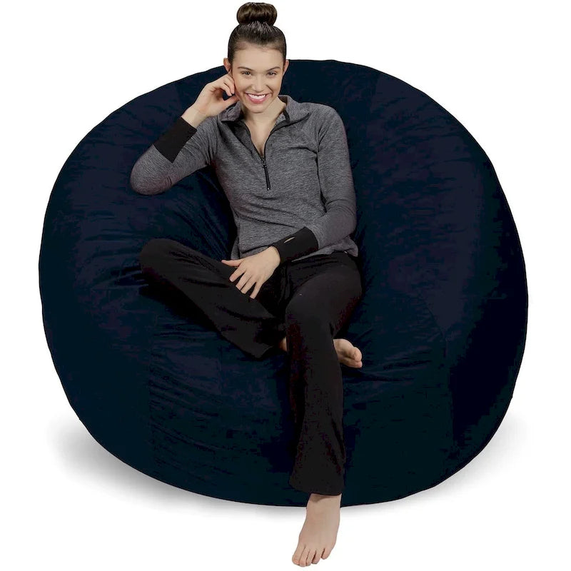 6-foot Memory Foam Bean Bag Chair