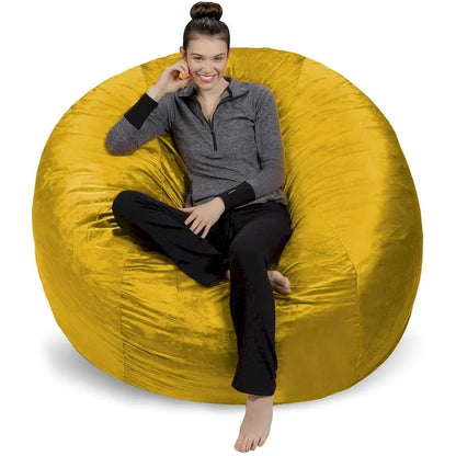 6-foot Memory Foam Bean Bag Chair