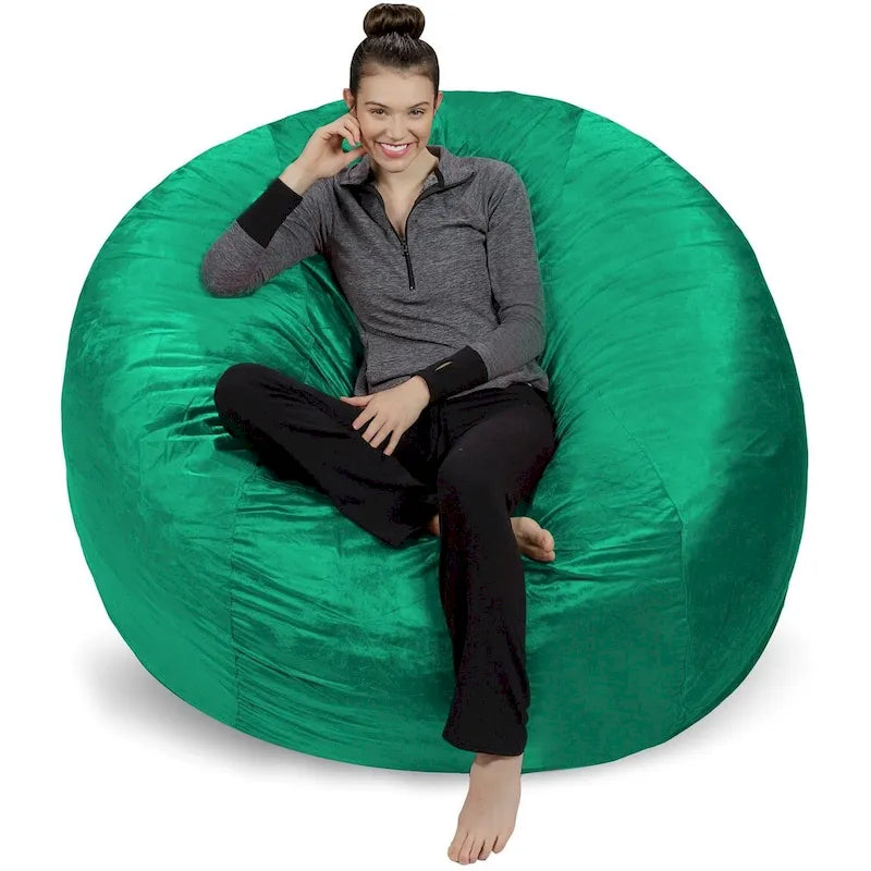 6-foot Memory Foam Bean Bag Chair