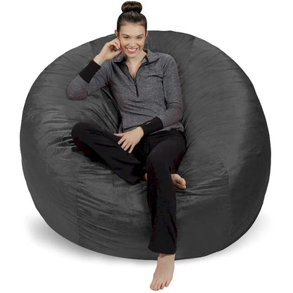 6-foot Memory Foam Bean Bag Chair