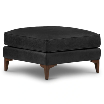 Poly & Bark Essex Ottoman - Full Grain Genuine Italian Leather