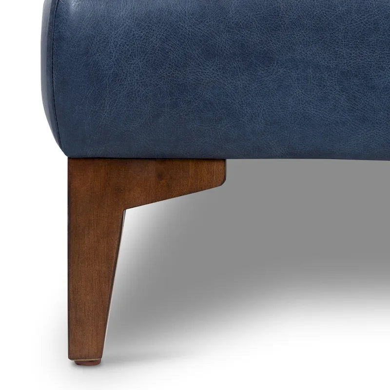 Poly & Bark Essex Ottoman - Full Grain Genuine Italian Leather