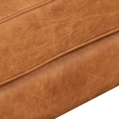 Poly & Bark Essex Ottoman - Full Grain Genuine Italian Leather