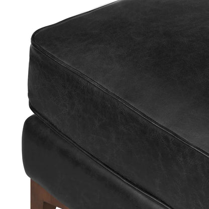 Poly & Bark Essex Ottoman - Full Grain Genuine Italian Leather