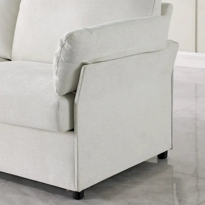 Modern Chenille Loveseat Sofa Couch