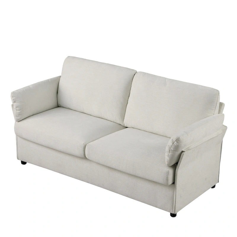 Modern Chenille Loveseat Sofa Couch