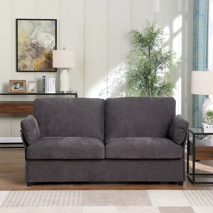 Modern Chenille Loveseat Sofa Couch