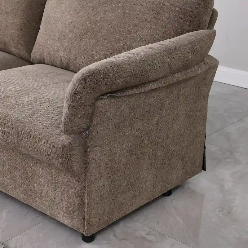 Modern Chenille Loveseat Sofa Couch