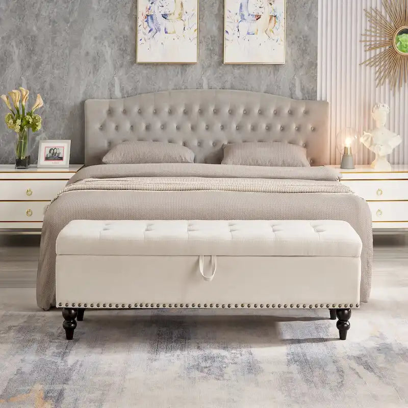 59  Bed Bench Ottoman with Storage