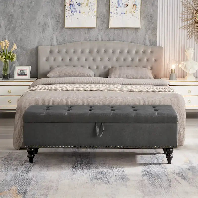 59  Bed Bench Ottoman with Storage