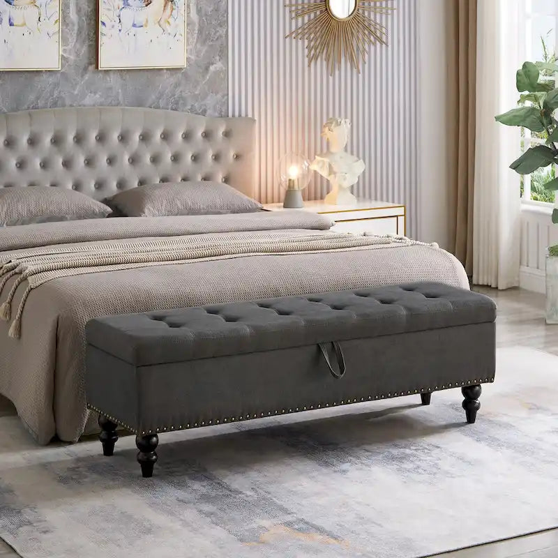 59  Bed Bench Ottoman with Storage