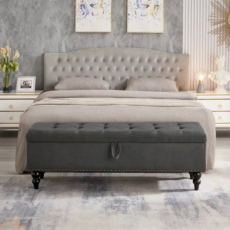 59  Bed Bench Ottoman with Storage