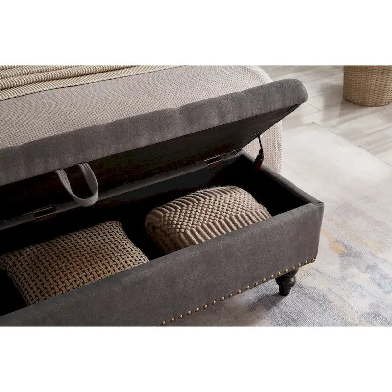 59  Bed Bench Ottoman with Storage
