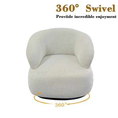 Kieon 33 W 360 Swivel Modern Barrel Chair Accent Chair Set of 2