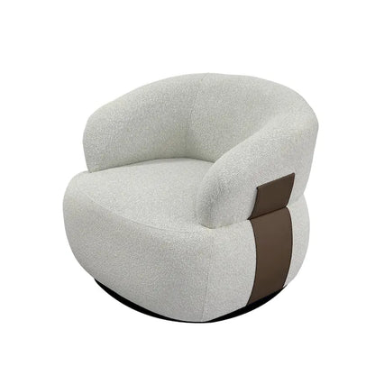 Kieon 33 W 360 Swivel Modern Barrel Chair Accent Chair Set of 2