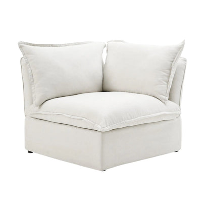 5-Seat Modern V Shape Sectional Couch for Living Room