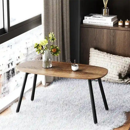 Folding Coffee Table Rustic Farmhouse Coffee Tables - 31.5 D x 15.7 W x 17.7 H