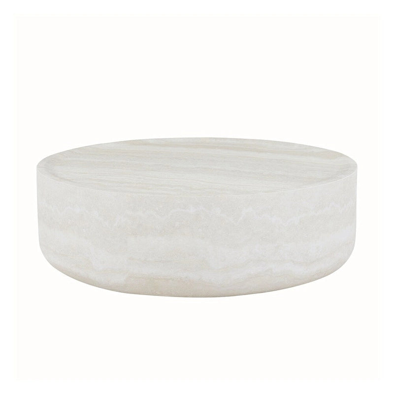 31.49  Sturdy Fiberglass Round Coffee Table with Large Storage