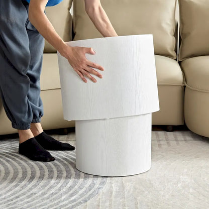 Veneer side table coffee table set of 2