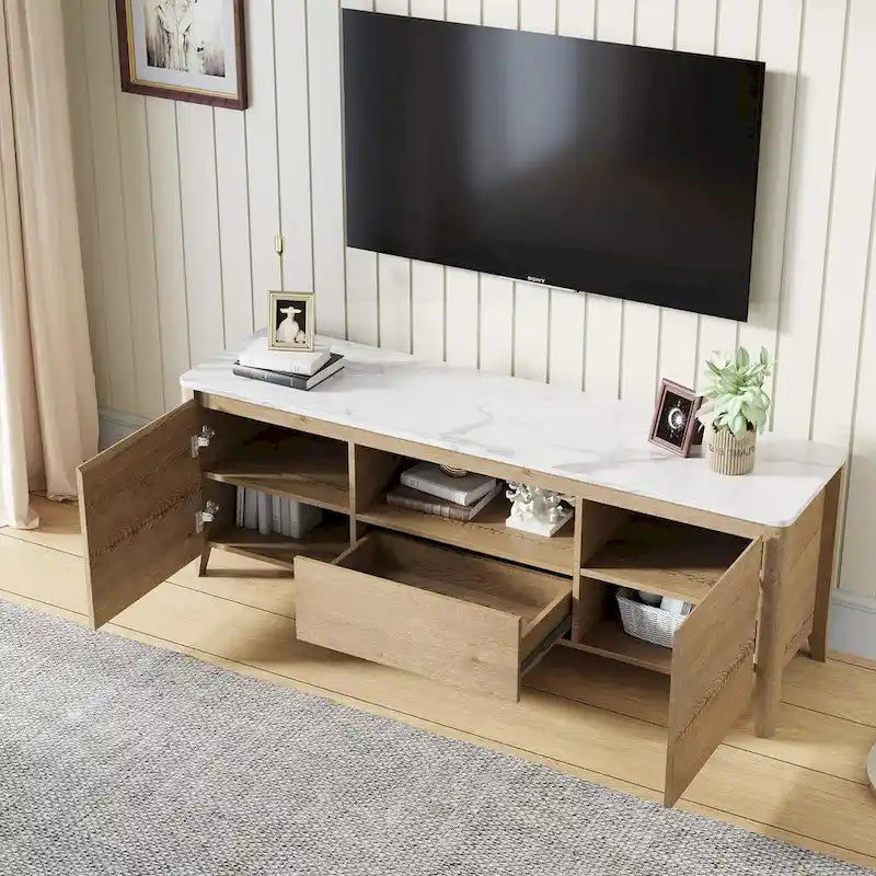 58  Modern TV stand Entertainment Center TV cabinet with Storage - 58 inches