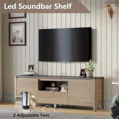 58  Modern TV stand Entertainment Center TV cabinet with Storage - 58 inches