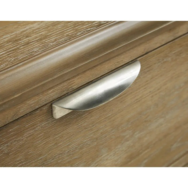 Signature Design by Ashley Rencott Light Brown 80  TV Stand for TVs up to 92  - 79.63  W x 20  D x 28  H