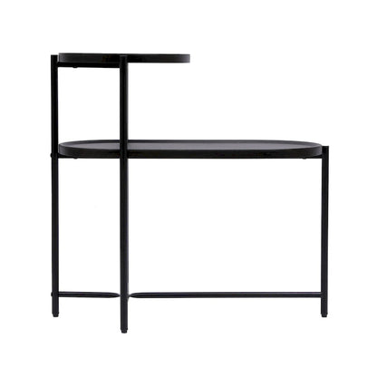 Small Coffee Tables 2-tier Modern Sofa Side Table with Wood Storage Shelf Living Room End Tables Nightstands