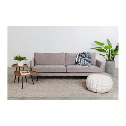 Macari Rollins Rattan Top Side Table - 17 W x 17 D x 19 H