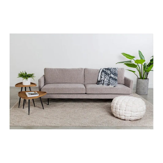 Macari Rollins Rattan Top Side Table - 17 W x 17 D x 19 H