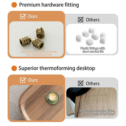 Square Nesting Coffee Table Set of 2 Wood Metal Stacking Side Table - 22 x22 x18