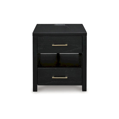 Signature Design by Ashley Winbardi Black End Table - 22 W x 24 D x 24 H