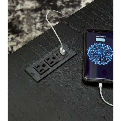 Signature Design by Ashley Winbardi Black End Table - 22 W x 24 D x 24 H