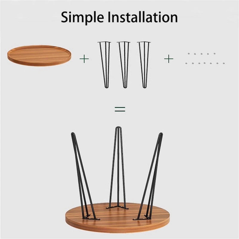 Walnut Modern Simple Living Room Coffee Table