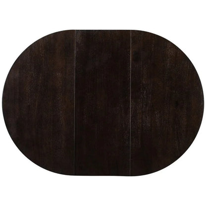 Farmhouse Extendable Adjustable Round/Oval Table, Player Poker Table, Dining Table, Kitchen Table