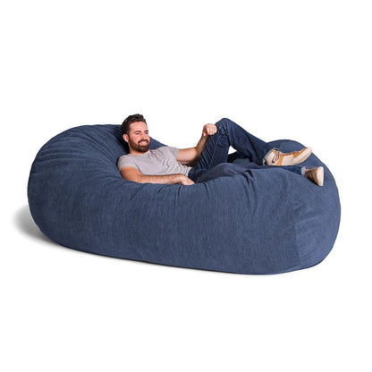 Jaxx 7 Foot Giant Bean Bag Sofa For Adults - Premium Chenille